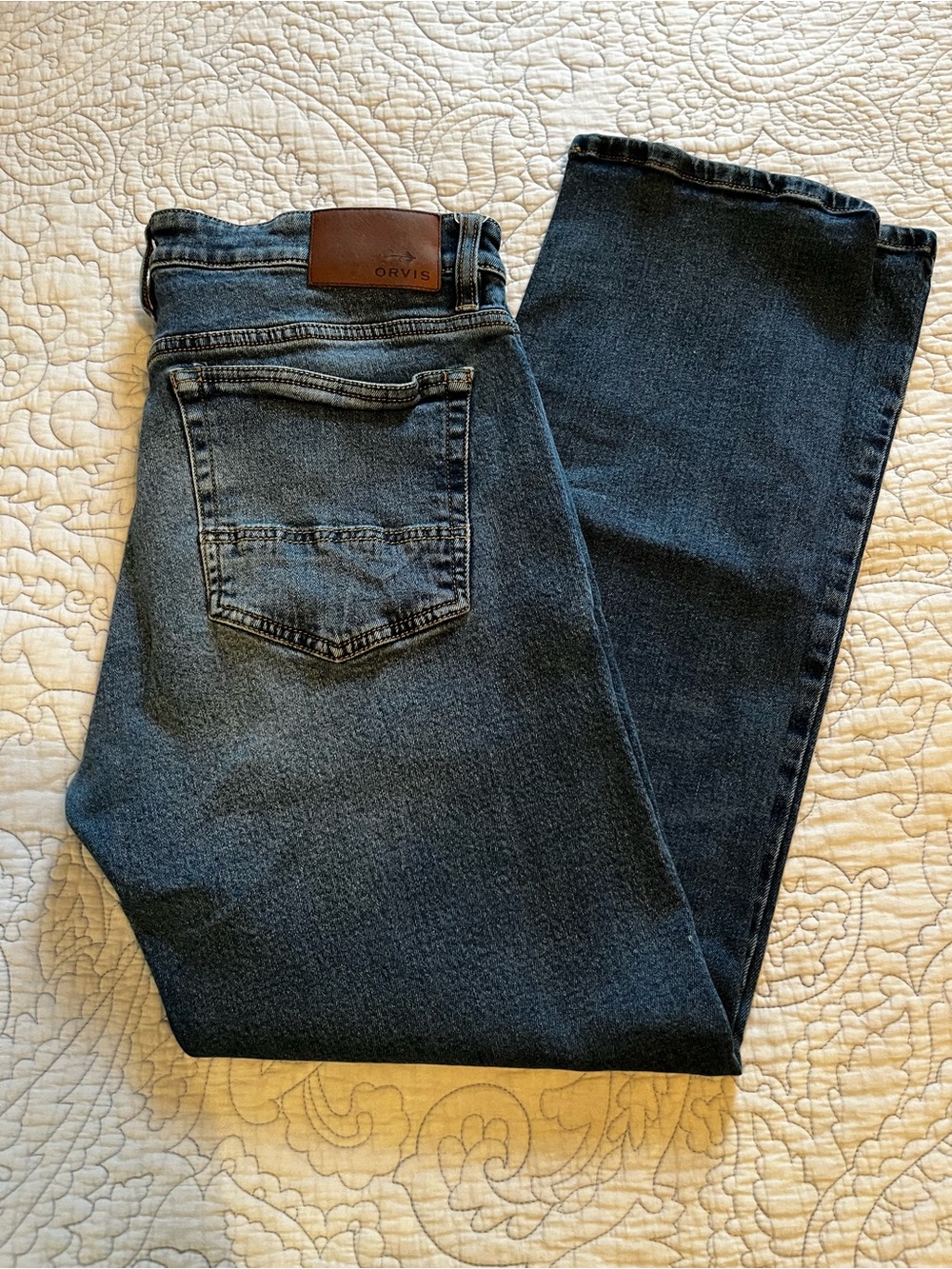Orvis Men's Indigo Straight-Leg Jeans